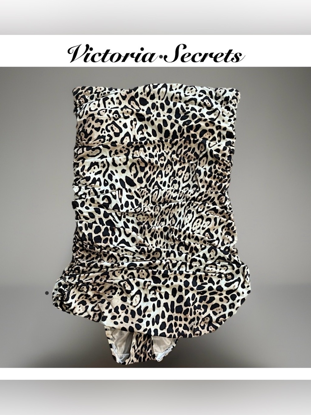 Victoria secrets one piece leopard swimsuit/Dress size large